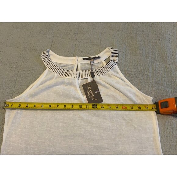 Sleeveless Tank/Tunic Studded Neck/NWT/Large - Picture 8 of 11